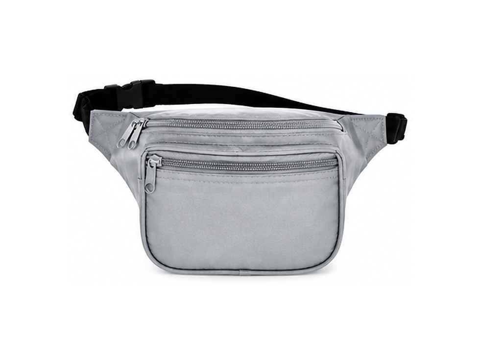 Thumbnail: FP-1703 3-Zippered Nylon Fanny Pack
