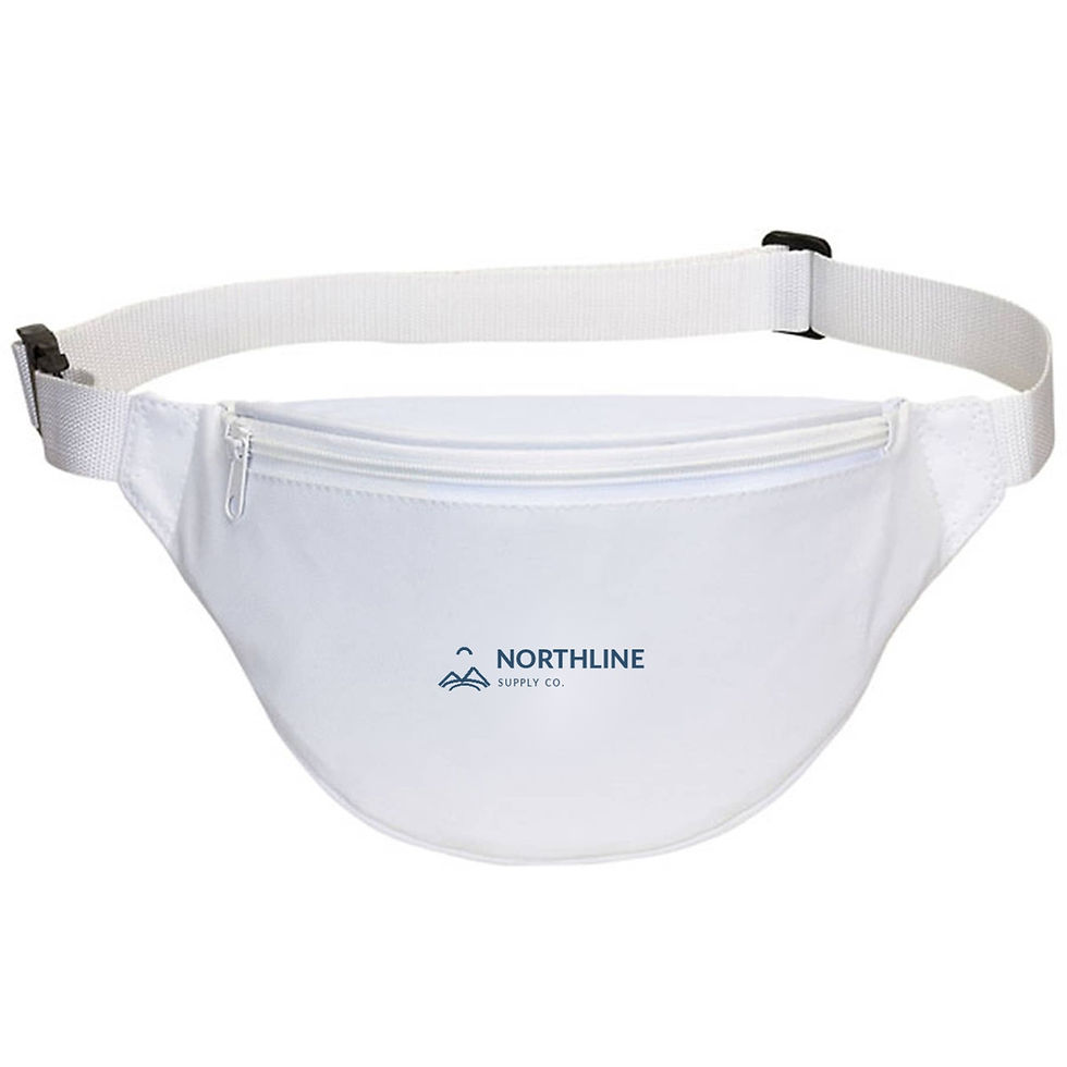 Thumbnail: FP-6202 Two Zippered Fanny Pack - Pastel Colors