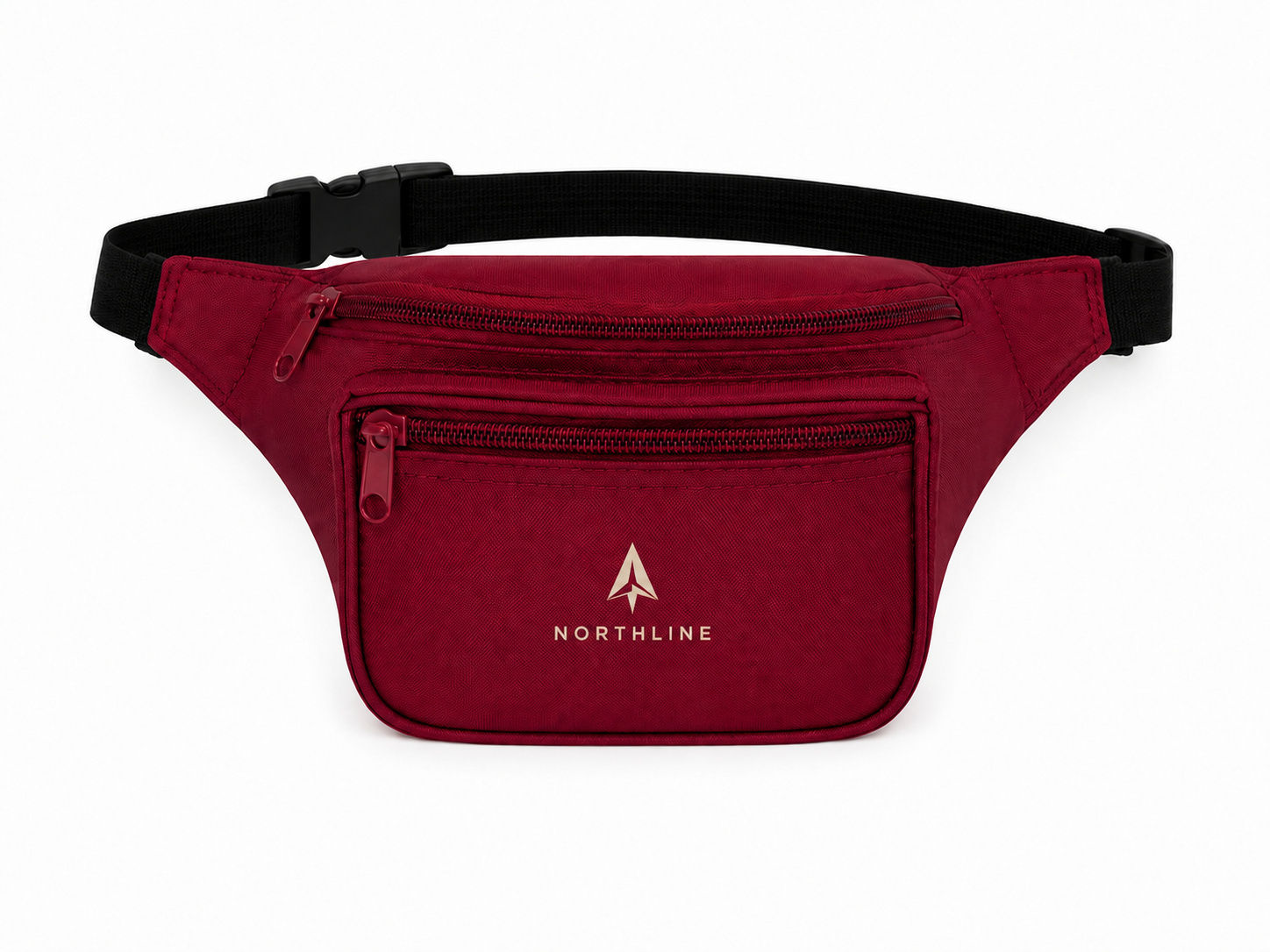 FP-1703 3-Zippered Nylon Fanny Pack