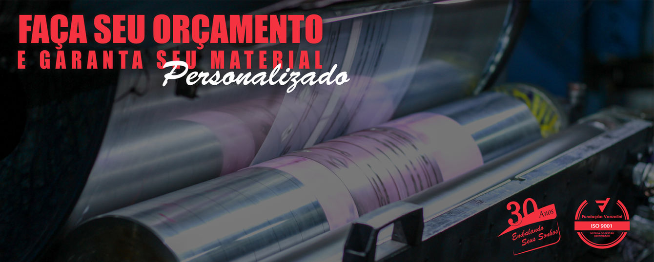 Deseja material personalizado, clique no banner e seja atendido por um dos nossos representantes para embalagens personalizadas.