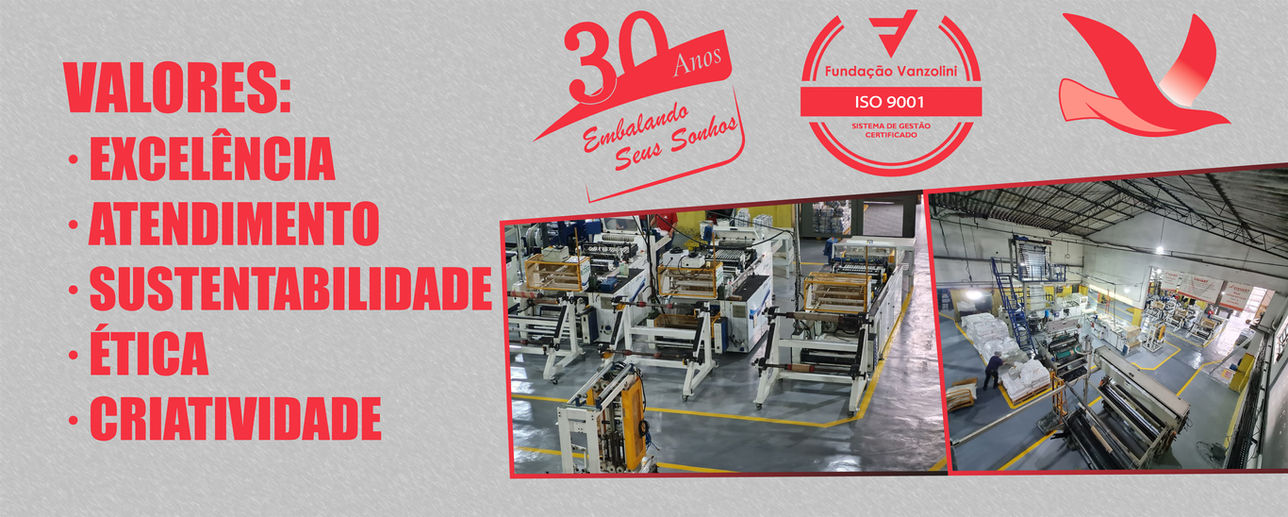 Valores da indústria plástica visuart embalagens, trinta anos e sua certificação na iso 9001-15