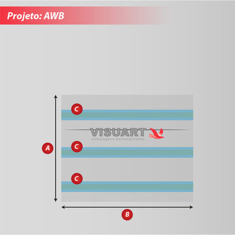 Saco AWB plástico personalizado – Saco resistente para transporte e logística, ideal para envio de documentos e mercadorias com segurança e identificação clara.