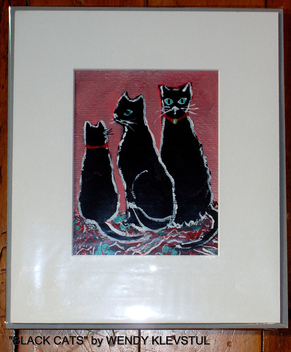 "Black Cats" by Wendy Klevstul