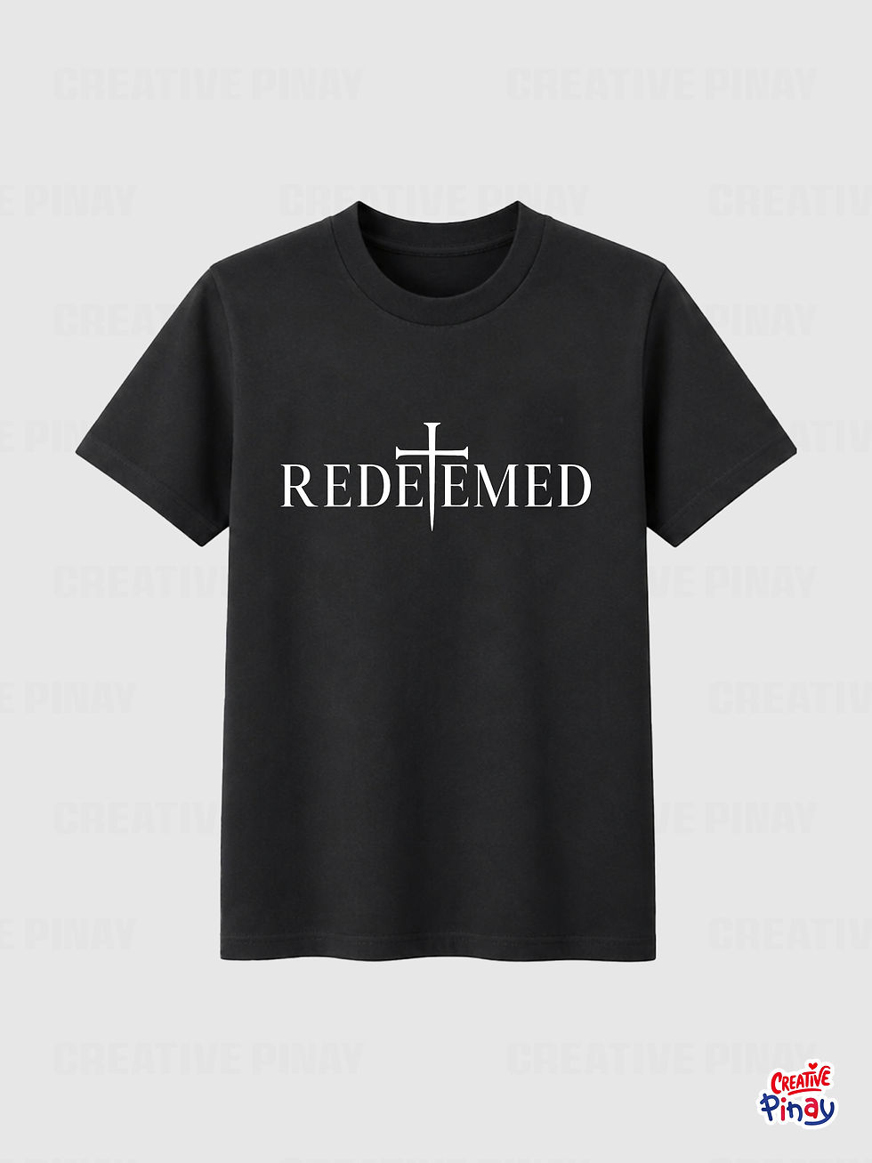 Thumbnail: Redeemed Tee Black #072