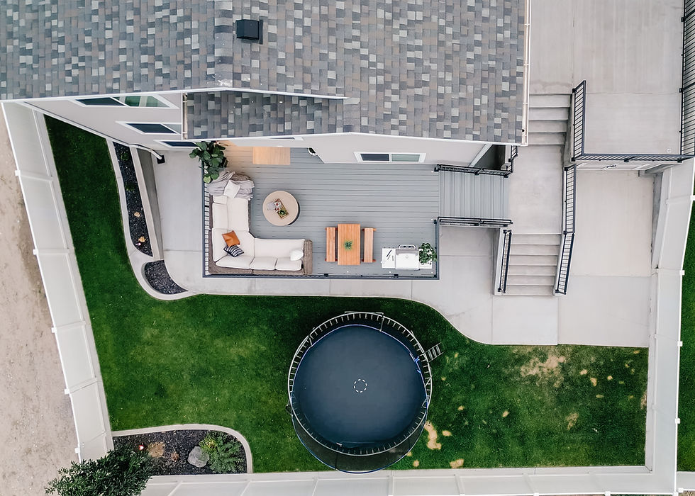 Custom-built backyard with everything integrated North Idaho