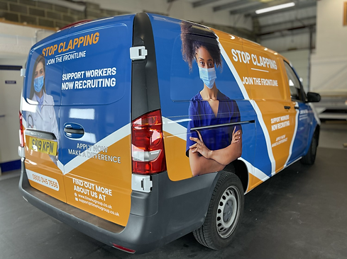 full van wrap design digital print