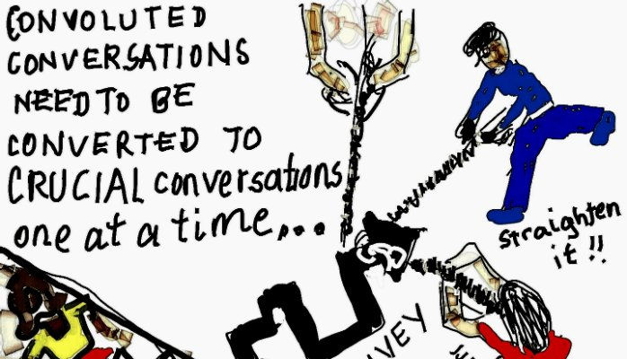 Converting 'Convoluted Conversations' through 'Critical Conversations'...one at a ti