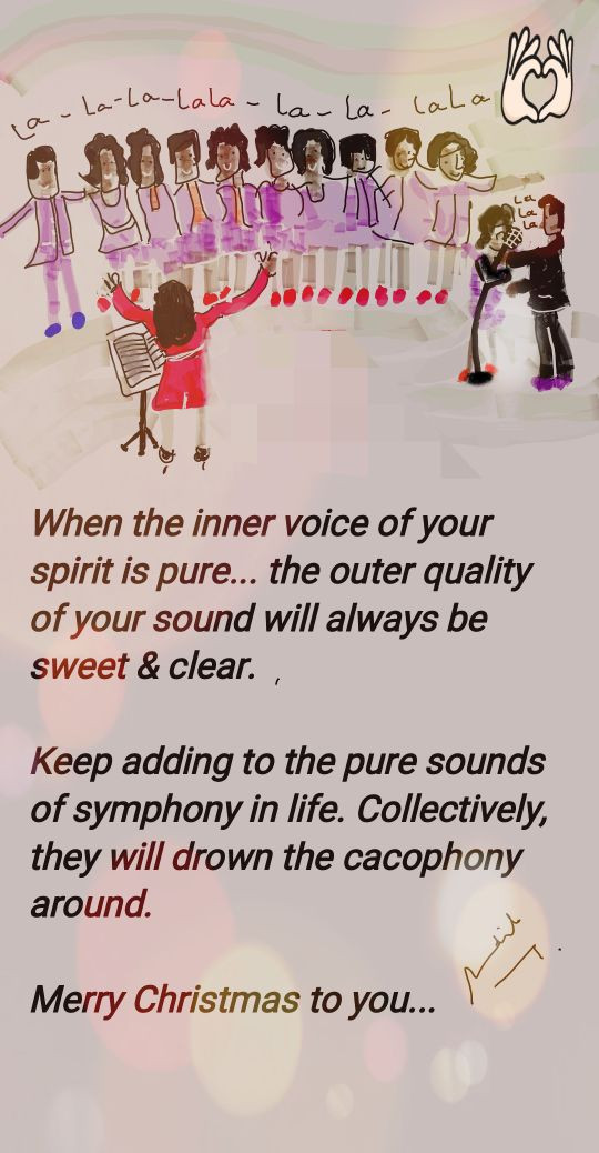 inner voice Merry christmas
