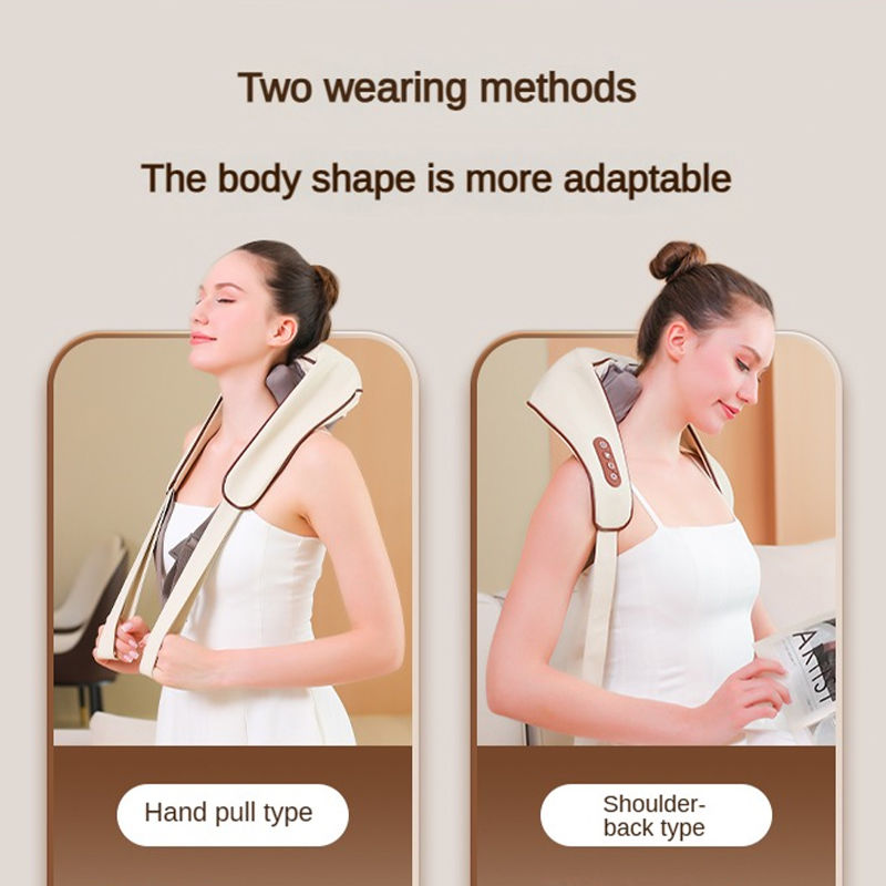 Thumbnail: Two wearing methods for the Wireless Neck & Shoulder Massager.