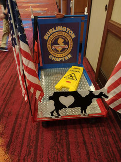 Burlington Chapter cart