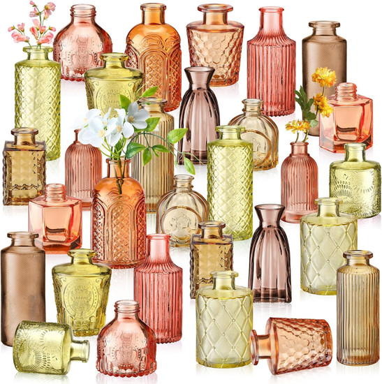 Vases 30pc Orange Yellow