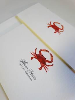 AQUALUXE NOTE CARDS