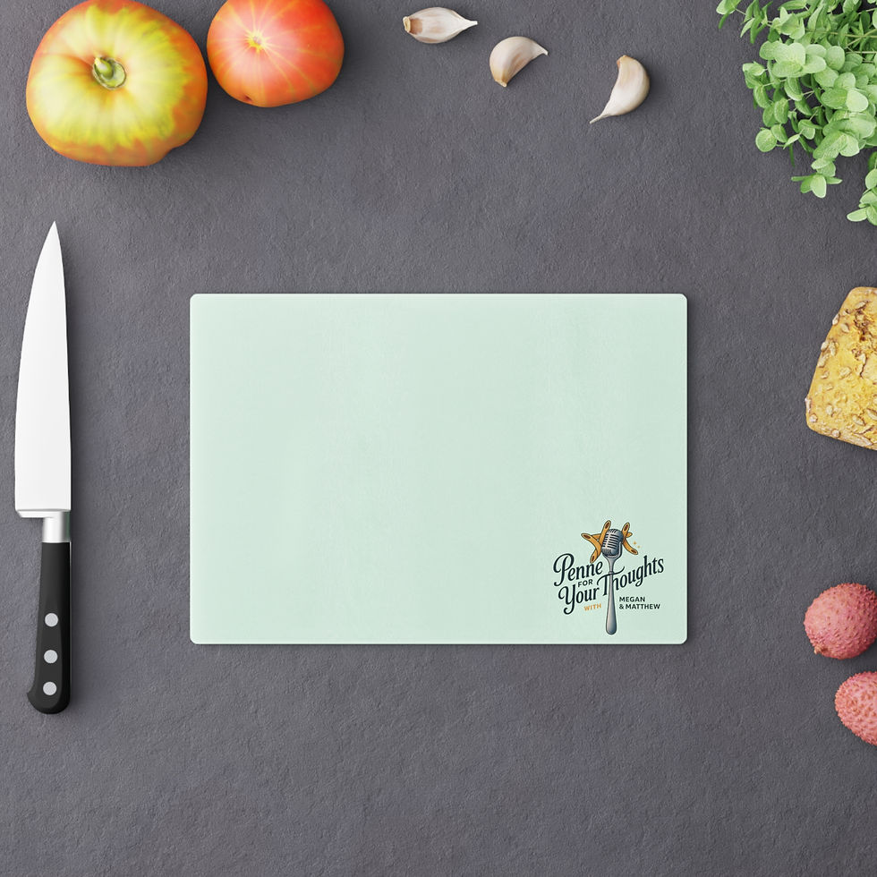 サムネイル： Penne for your thoughts cutting board