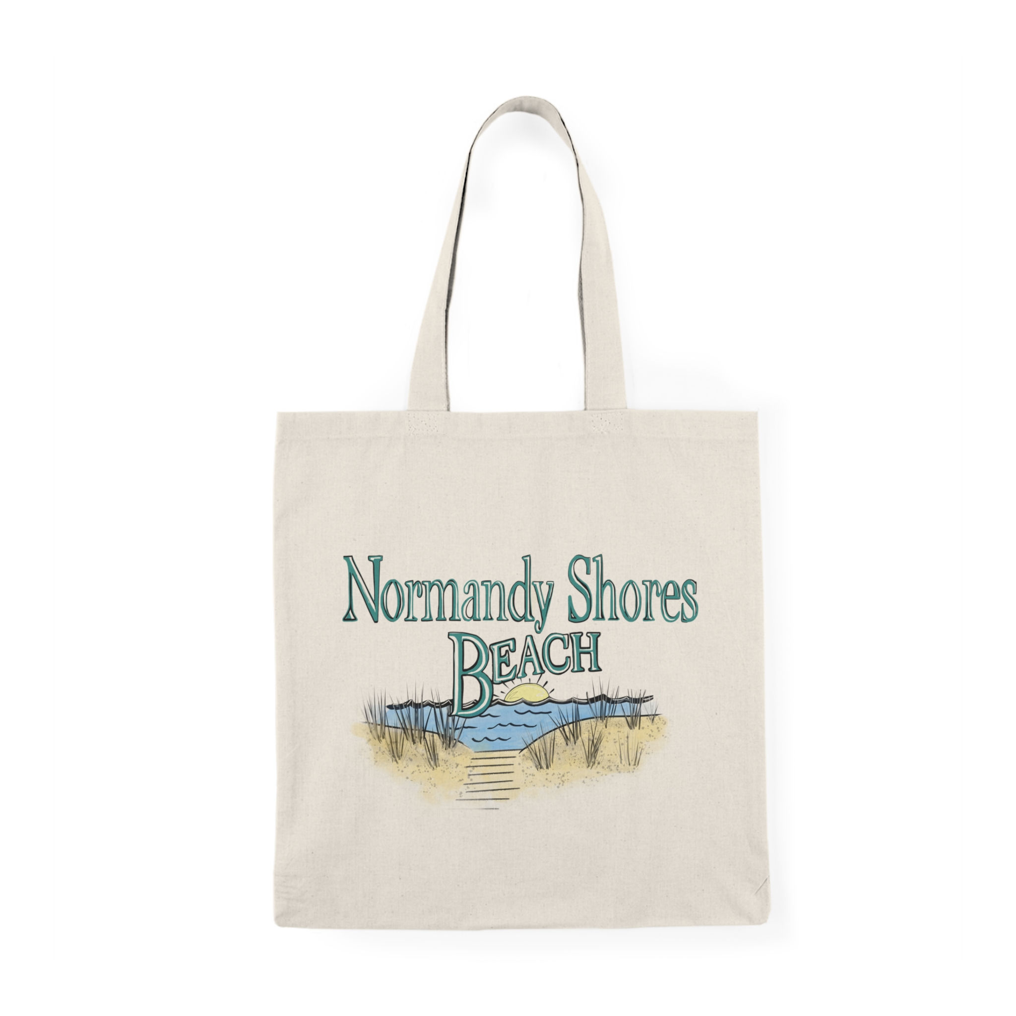 Normandy Shores Natural Tote Bag