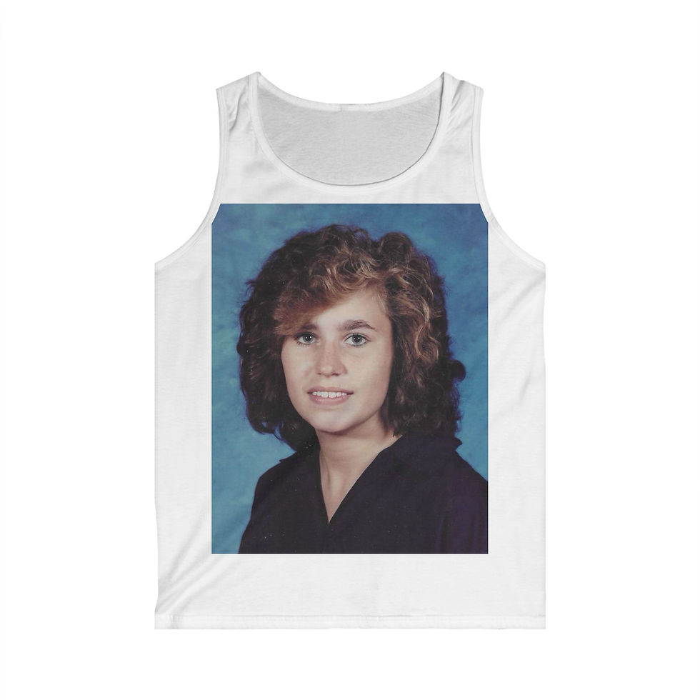 Jen Birthday Vintage Photo Softstyle Tank Top