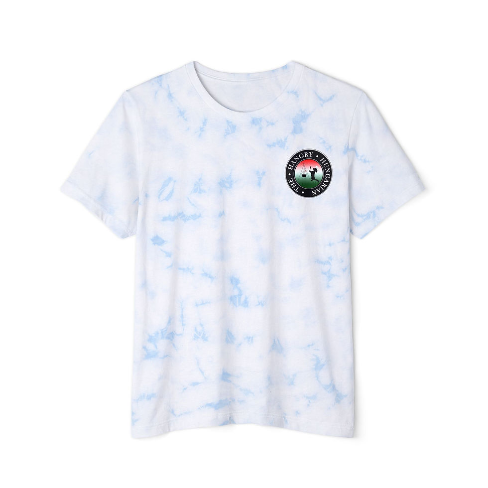 Thumbnail: Unisex Tie-Dyed T-Shirt - "Food Made with Love and Paprika"