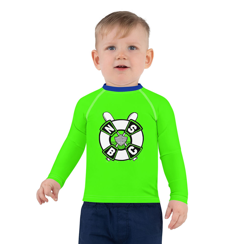 Thumbnail: Kids Green Rash Guard NSBC