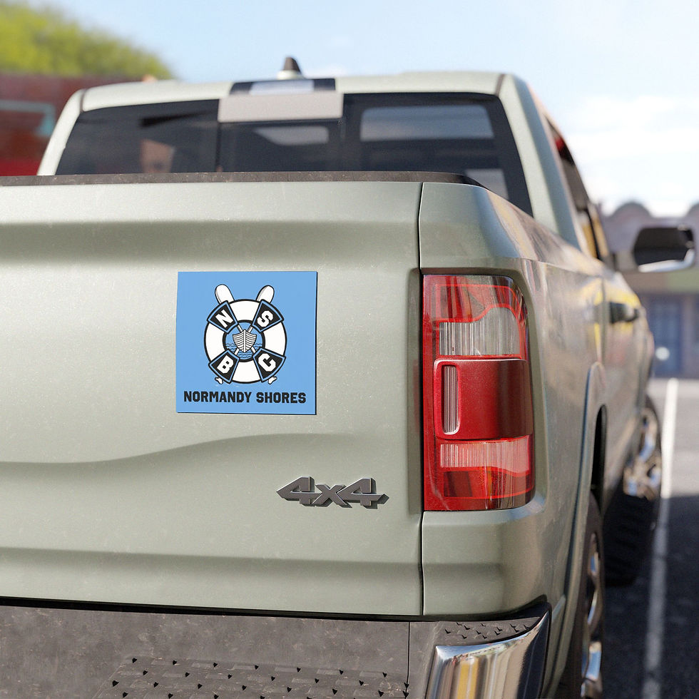 Thumbnail: Normandy Shores Car Magnet | Nautical Theme for Beach Lovers