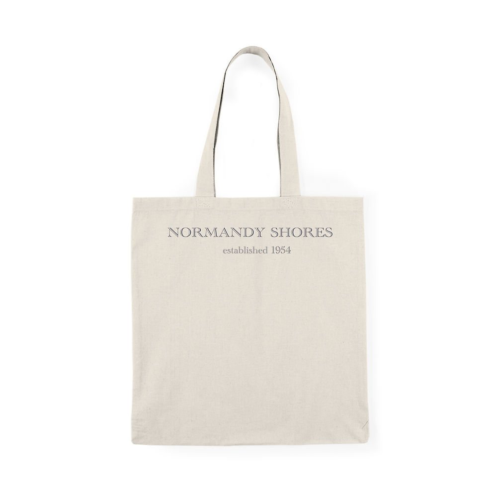 Normandy Shores Natural Tote Bag