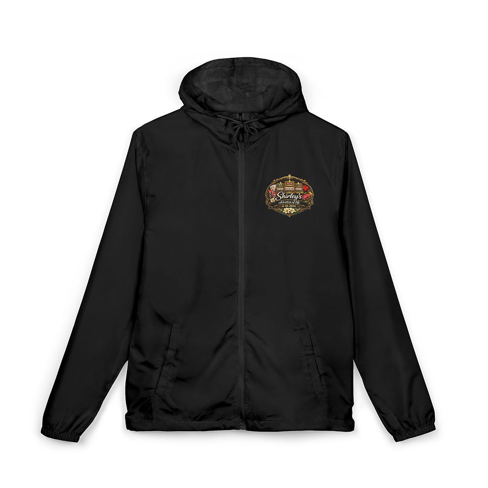 Miniature : Shirley's Celebration of Life Unisex Full-Zip Windbreaker Jacket
