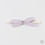 Thumbnail: Introducing the Ellis Baby Hairband, a charming accessory featuring a lovely purple check ribbon adorned with a gold ribbon c