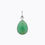 Thumbnail: GEMSTONE DROP PENDANTS - CHRYSOPRASE SILVER