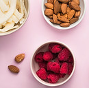 Noix de framboise et de diverses