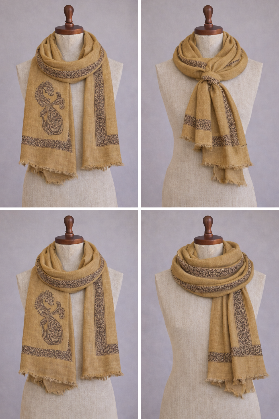 Thumbnail: Desert Gold Heirloom Scarf