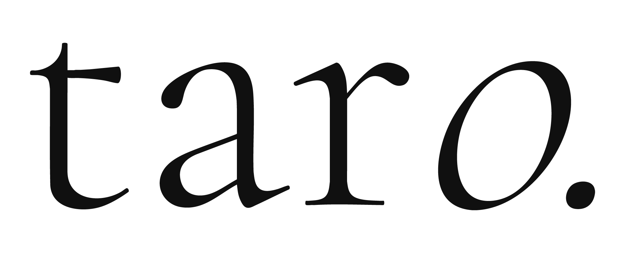 Text logo for Taro Creative Agency
