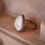 Thumbnail: Baroque pearl silver ring