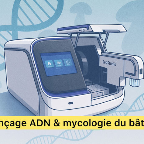 Séquençage ADN et qPCR : deux approches complémentaires pour identifier les champignons du bâtiment