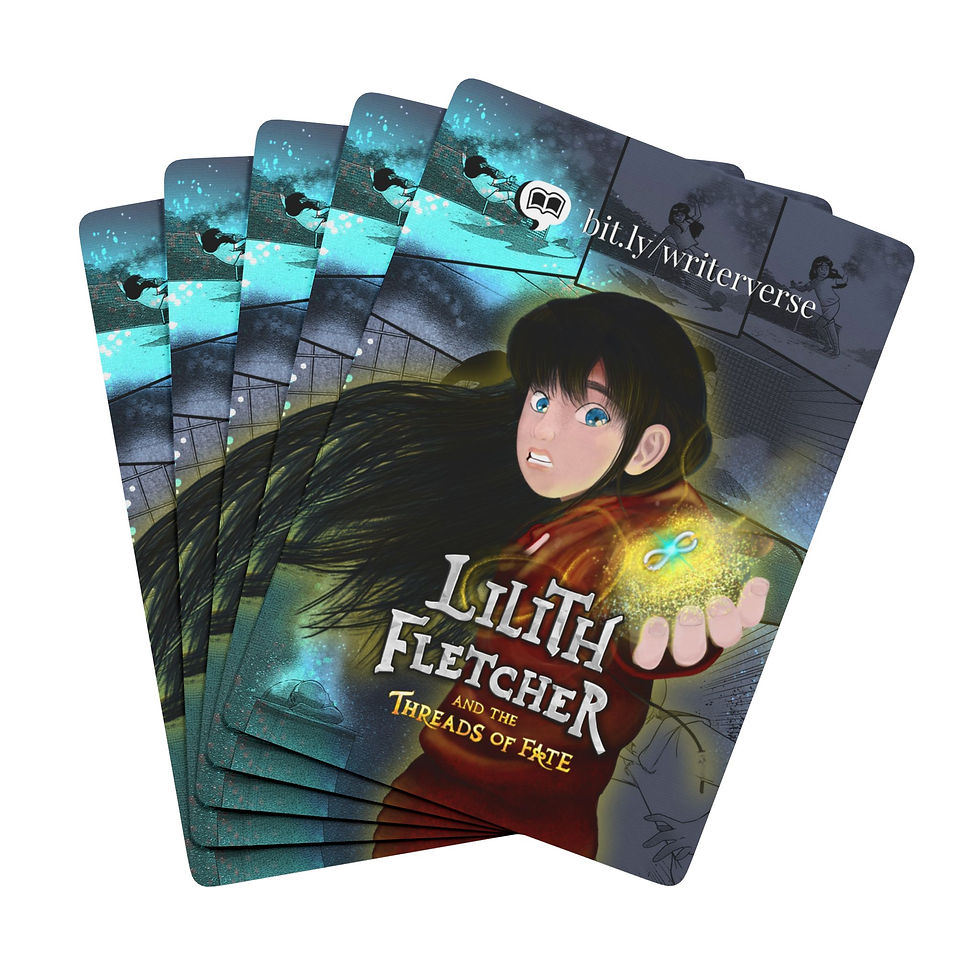 Thumbnail: Fantasy-Themed Poker Playing Cards - Lilith Fletcher Design