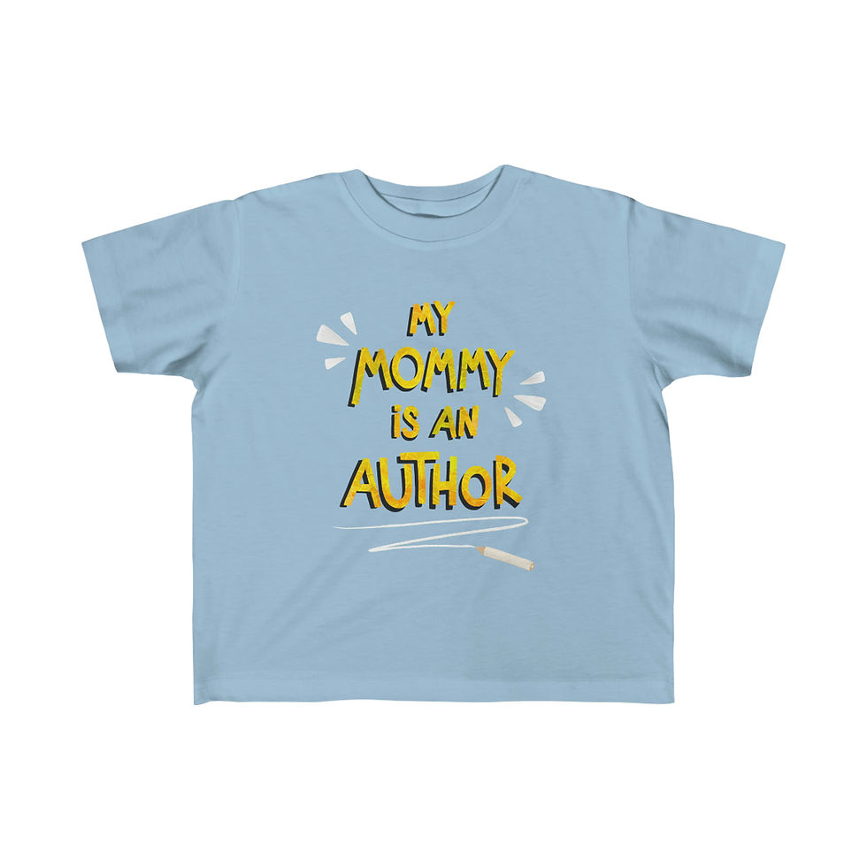 Thumbnail: Kid's Fine Jersey Tee - My Mommy Is An Author Picture Book