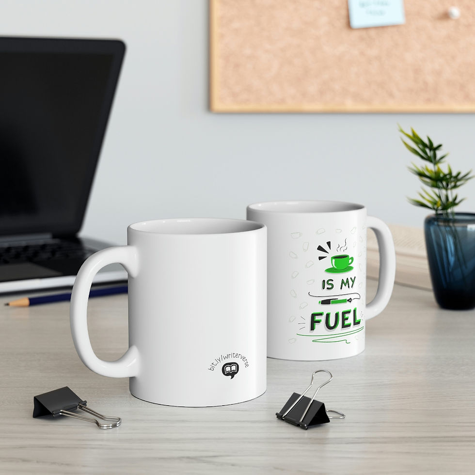 Thumbnail:  Coffee/Tea Is My Author Fuel  (Ceramic Mug 11oz)