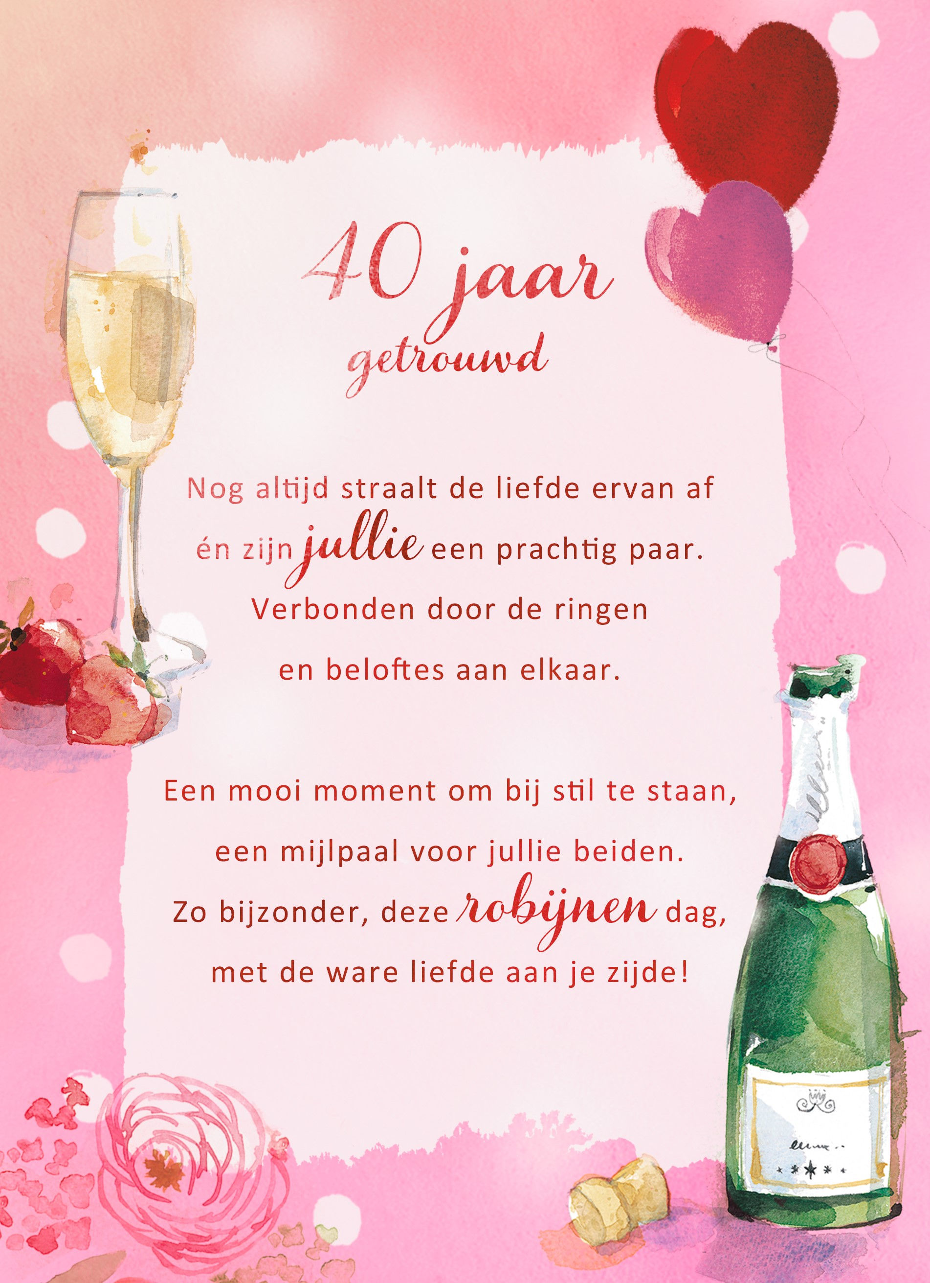 40 jaar getrouwd