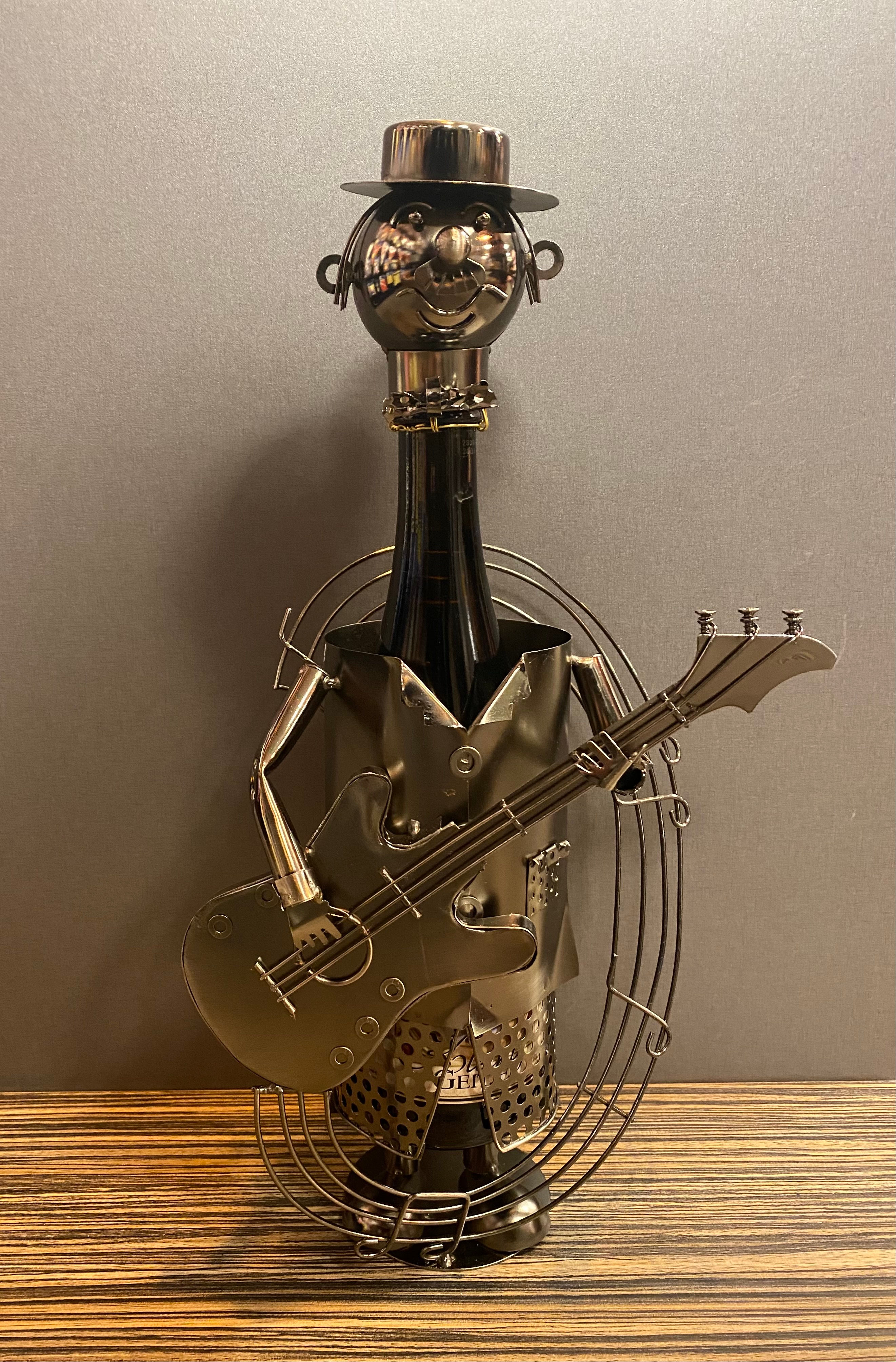 Wijn/bierfleshouder gitarist