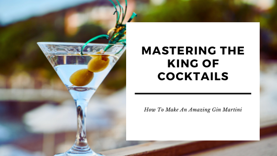 Classic Gin Martini with Olives