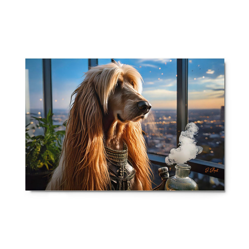 Thumbnail: Afghan Hoover Metal Print