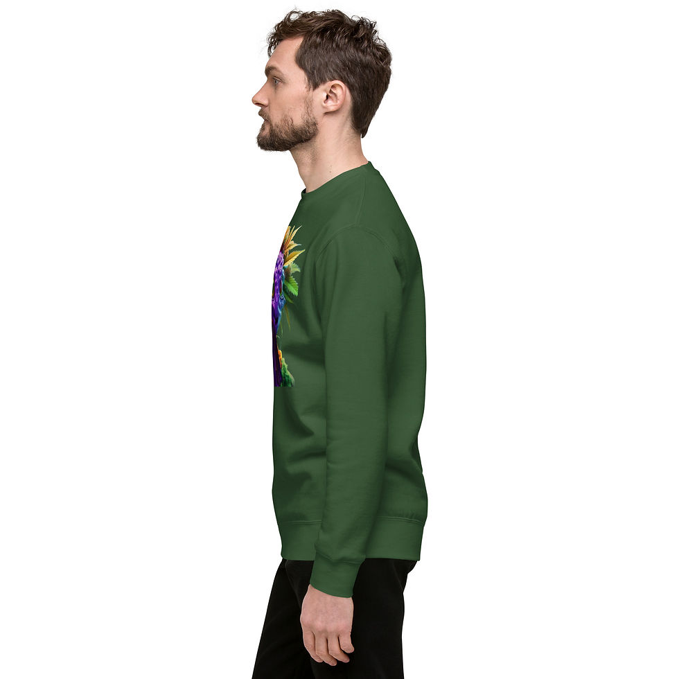 Thumbnail: GRAPE Lime Ricky Unisex Premium Sweatshirt