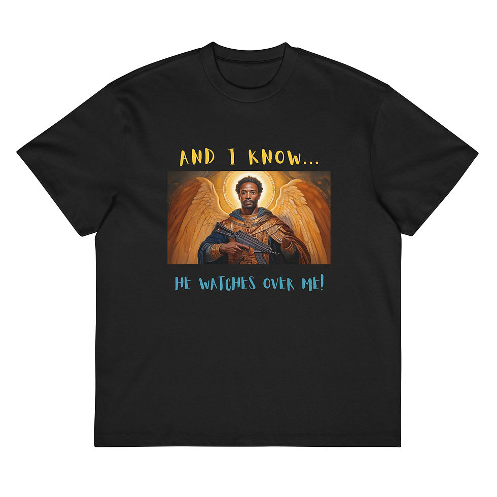 Thumbnail: He Watches Over Me Men’s box tee