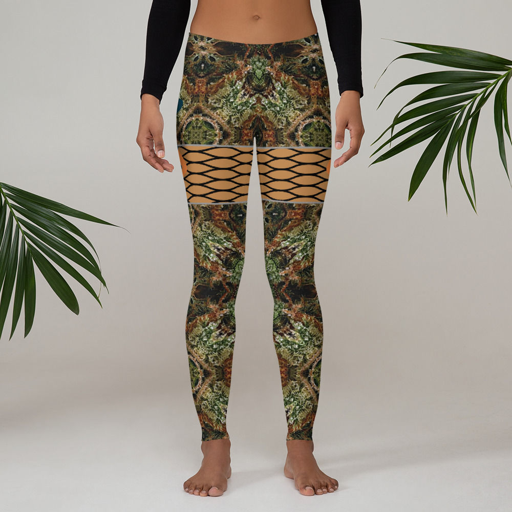 Canna Print FishEyes Leggings