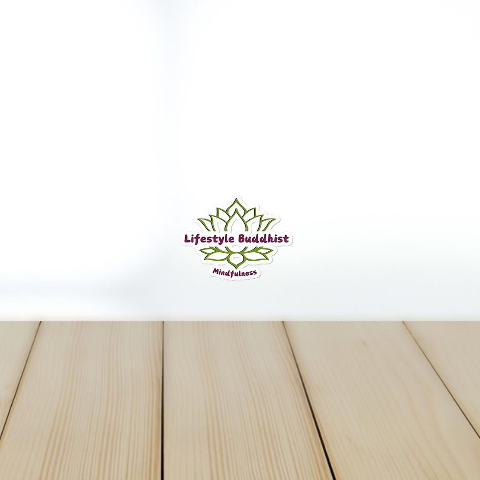 Thumbnail: Lifestyle Buddhist Mindfulness Bubble-free Stickers