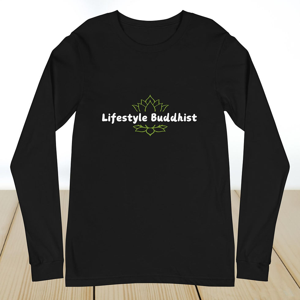 Thumbnail: Lifestyle Buddhist Unisex Long Sleeve Tee
