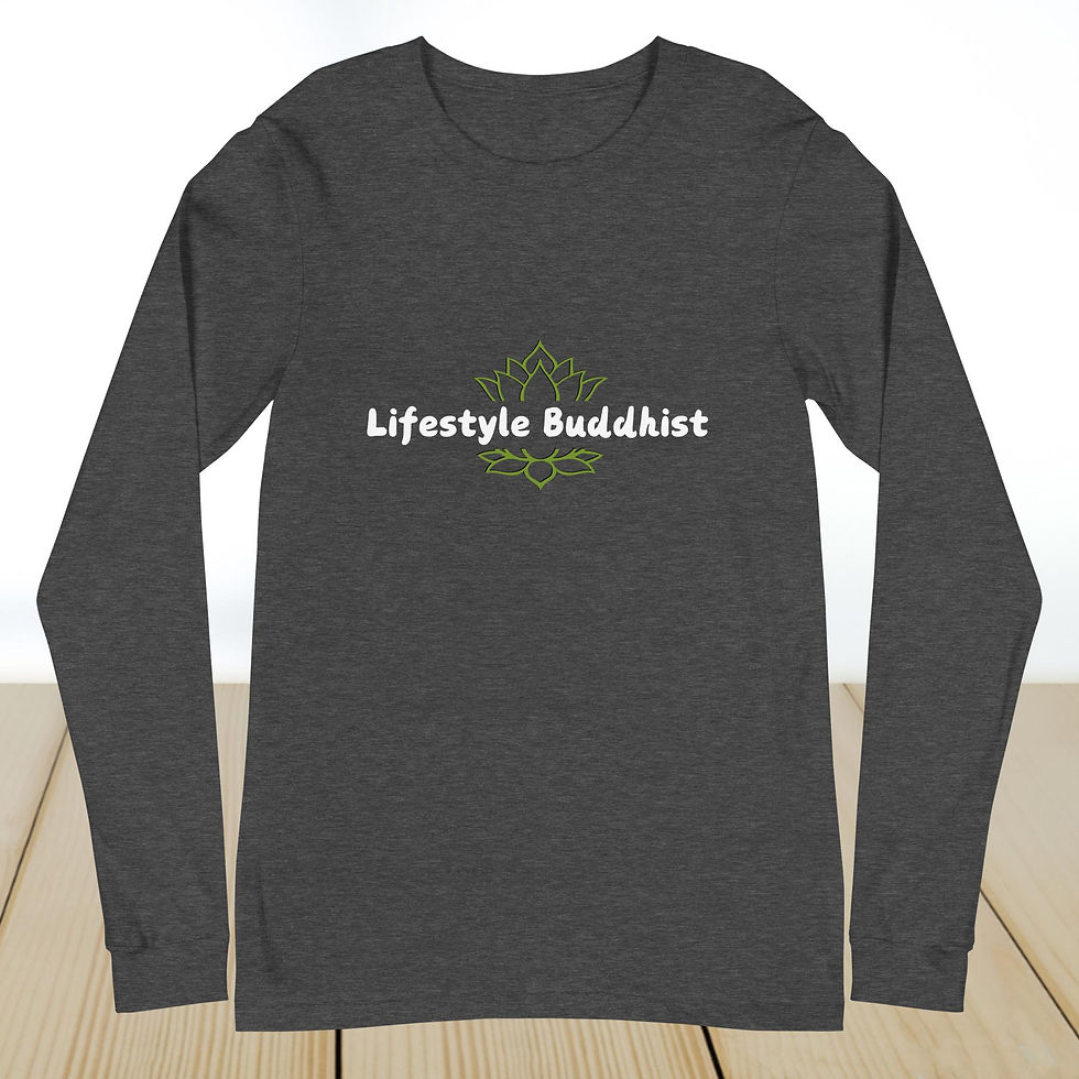 Thumbnail: Lifestyle Buddhist Unisex Long Sleeve Tee