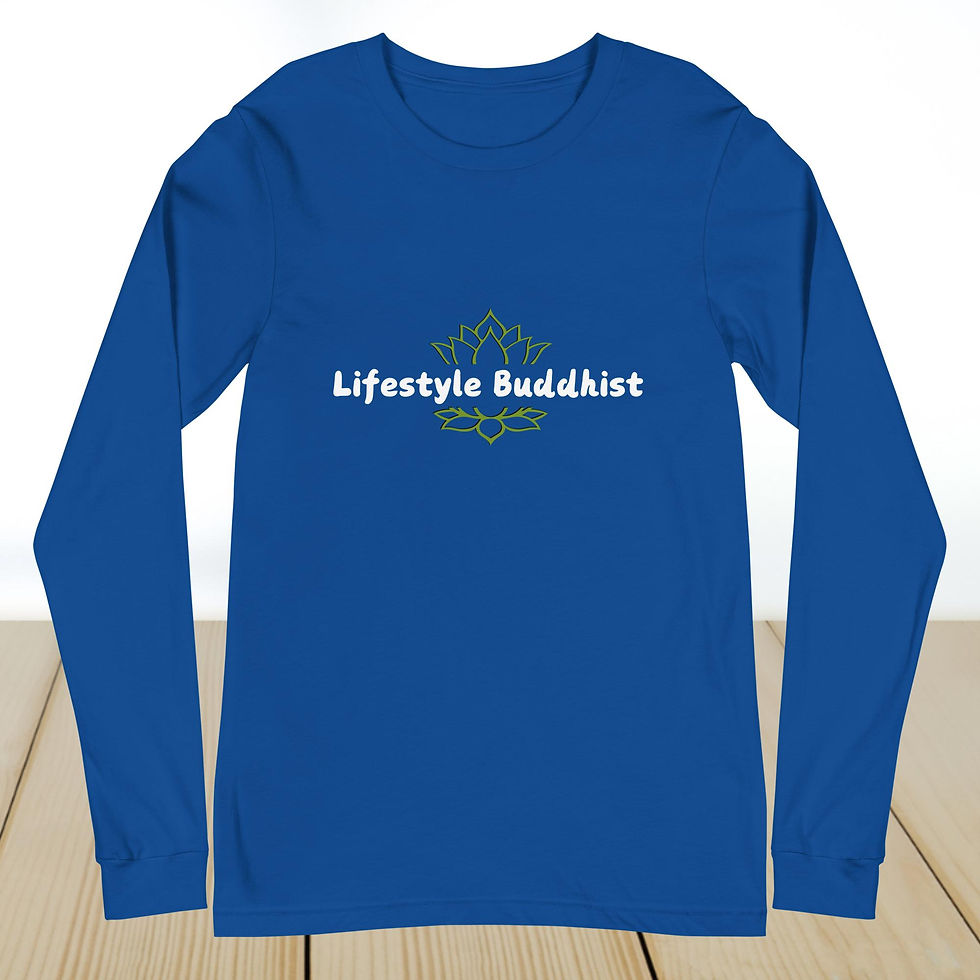 Thumbnail: Lifestyle Buddhist Unisex Long Sleeve Tee