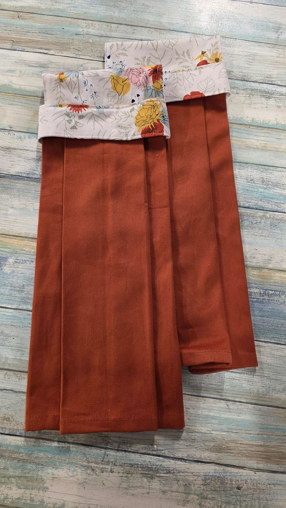 Thumbnail: Hanging kitchen Towel, Decorative Towel, Vintage Flower