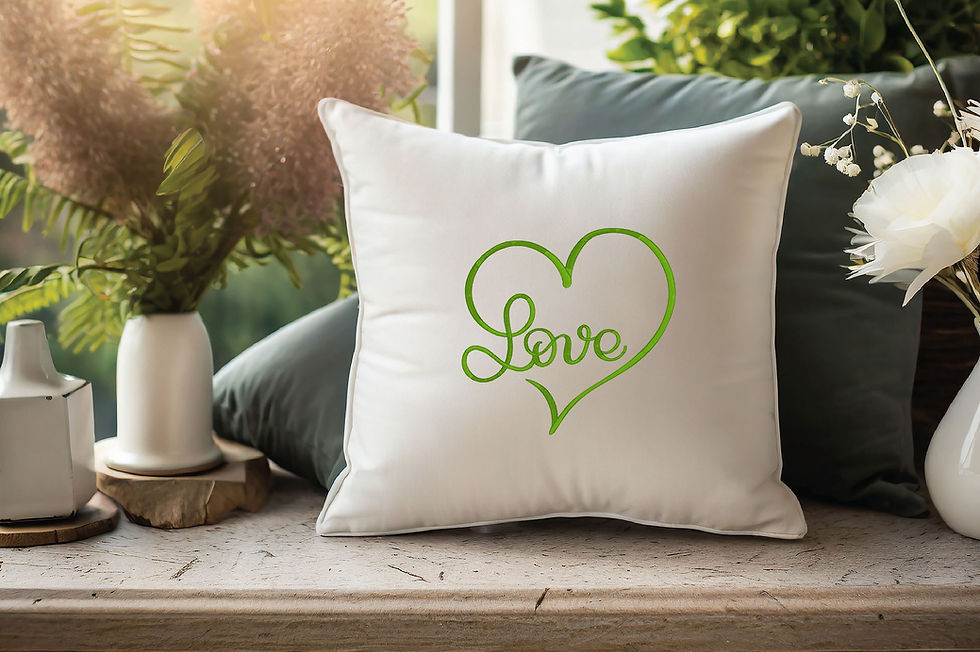 Thumbnail: Love Heart, machine embroidery,( Digital Design)