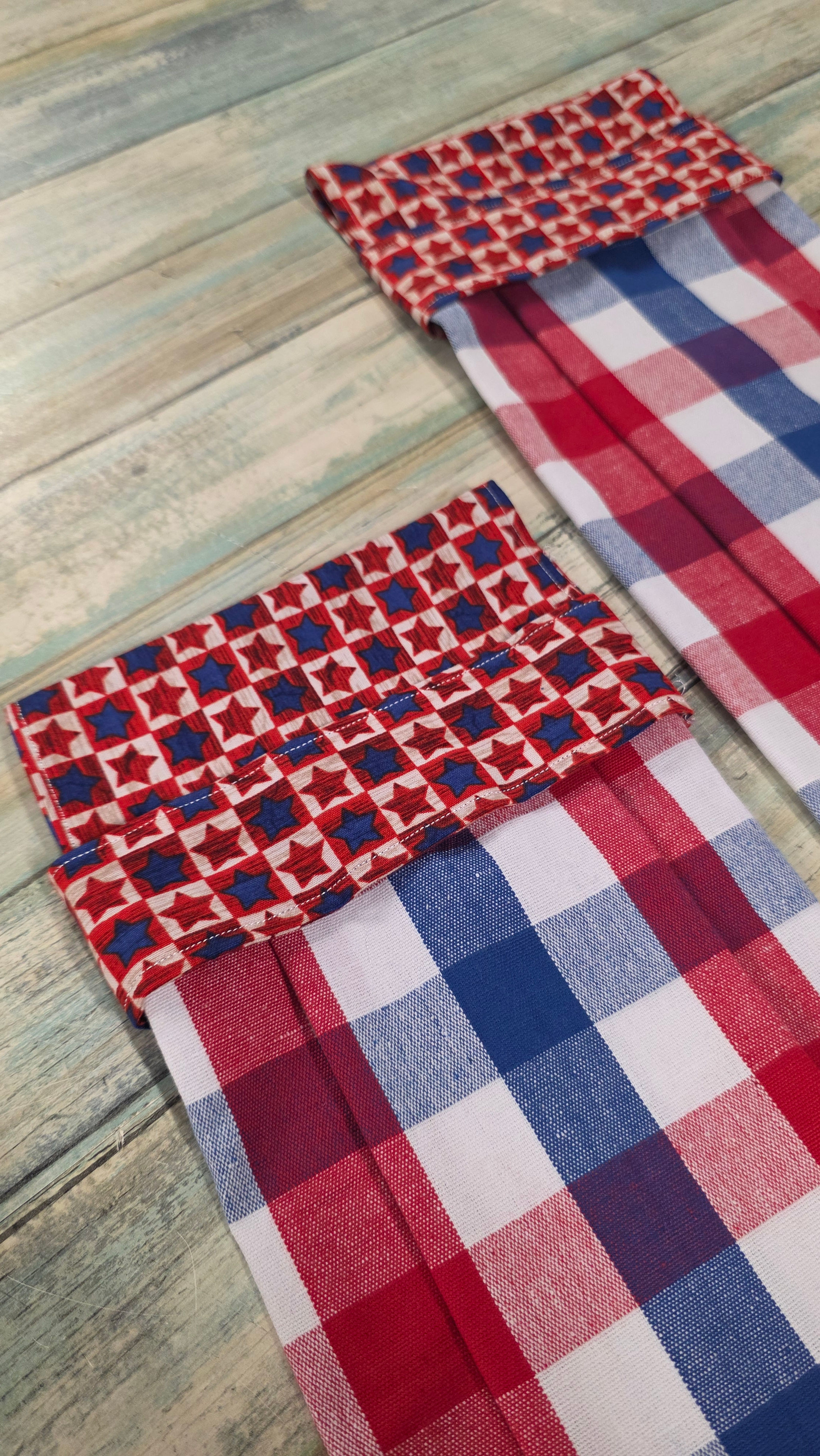 Hanging kitchen Towel, Decorative Towel, Forth of July