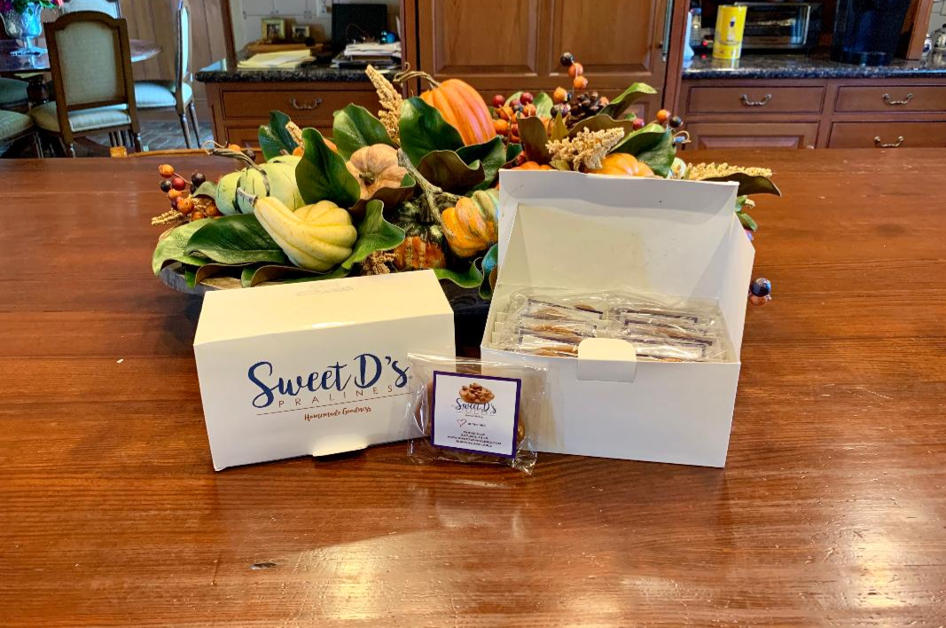 1 Dozen Pralines with pecan halves