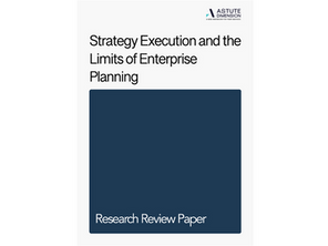 Strategy Execution and the Limits of Enterprise Planning